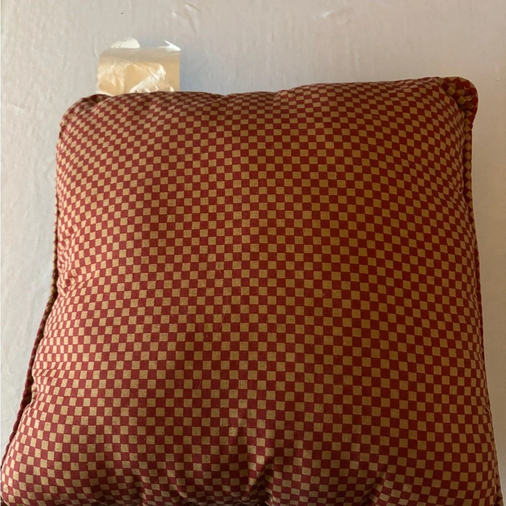 Festive Bear Skiing Holiday Pillow